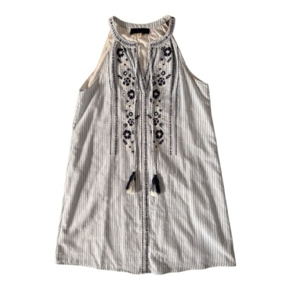 Blue Rain Sleeveless Shift Dress